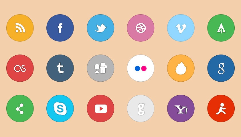 Simplito: A free social icon set