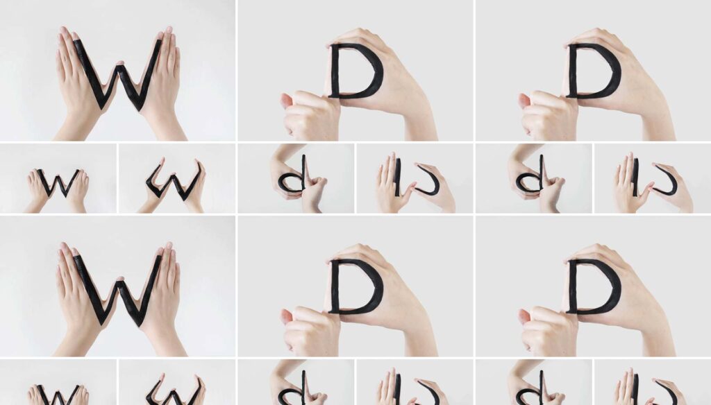 Astonishing handmade type