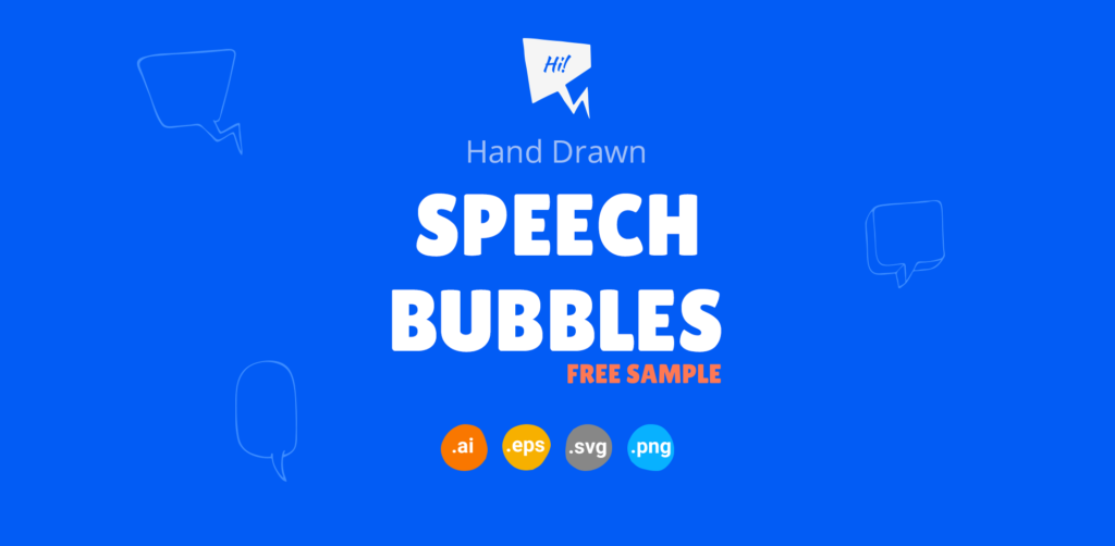 Free Download: Hand Drawn Speech Bubbles