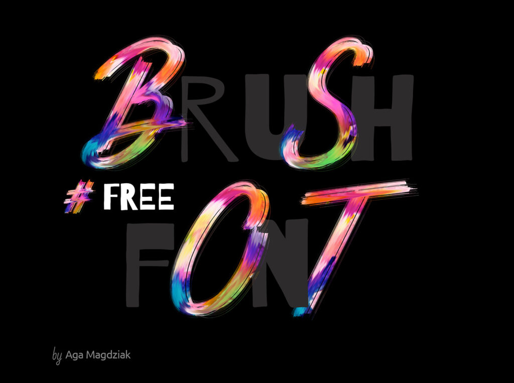 Free Download: Brush Font