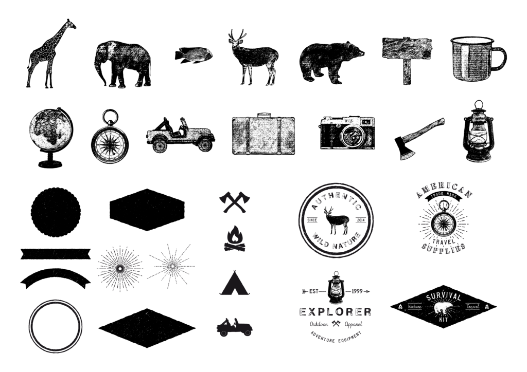 Free Download: Free Adventure and Travel Graphics Collection