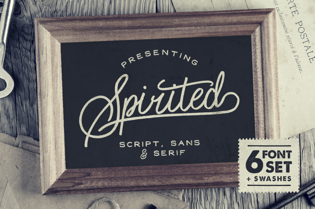 Free Download: Spirited Font Set