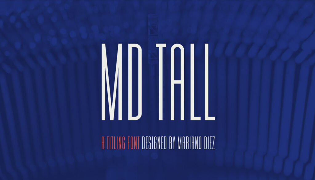 Free Download: MD Tall Font