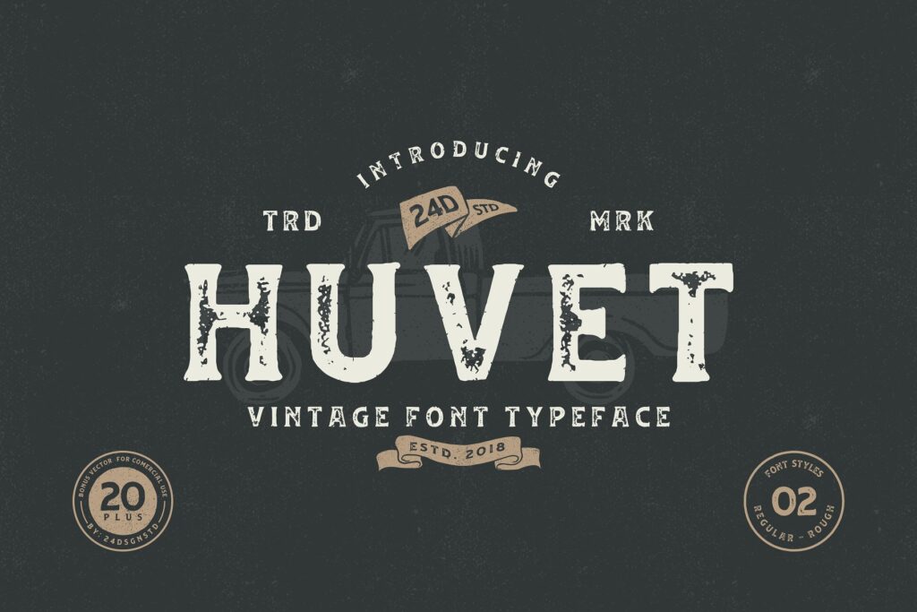 Free Download: Huvet Font