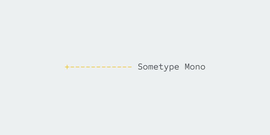 Free Download: Sometype Mono