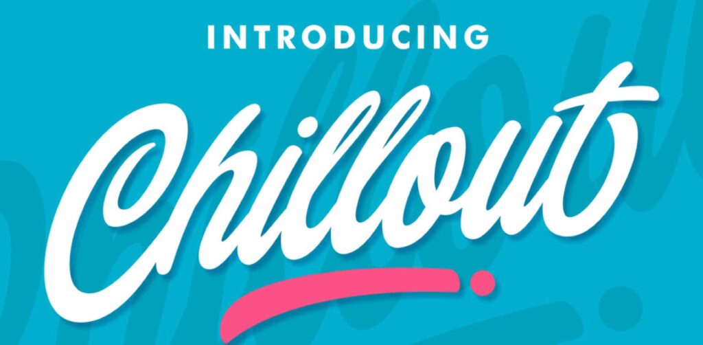 Free Download: Chillout Typeface