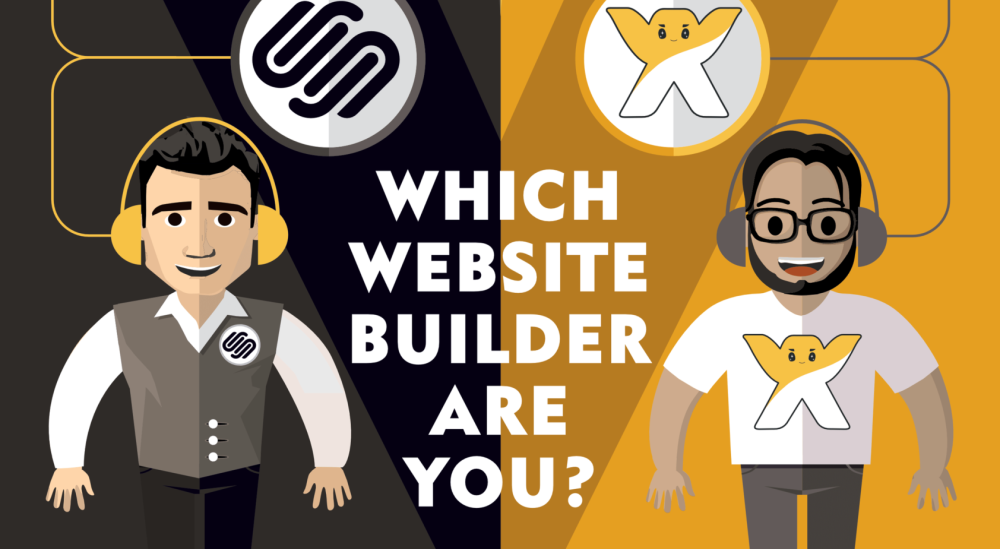 Infographic: Squarespace vs Wix