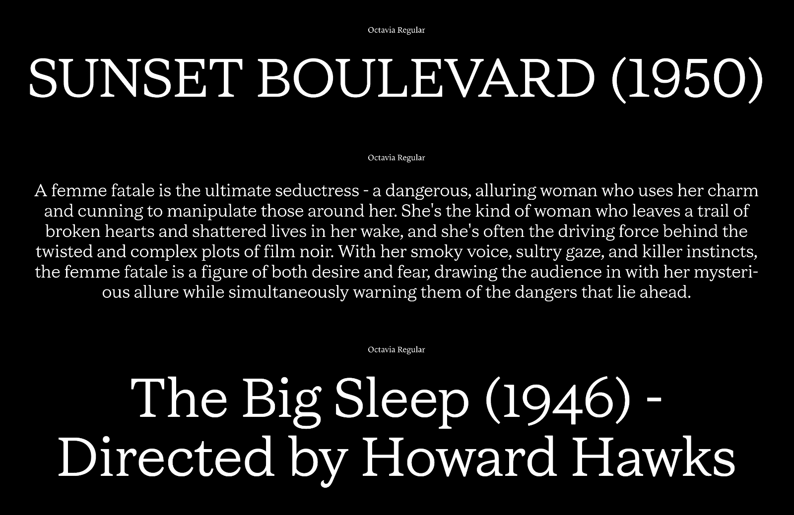 15 Best New Fonts, May 2023 octavia