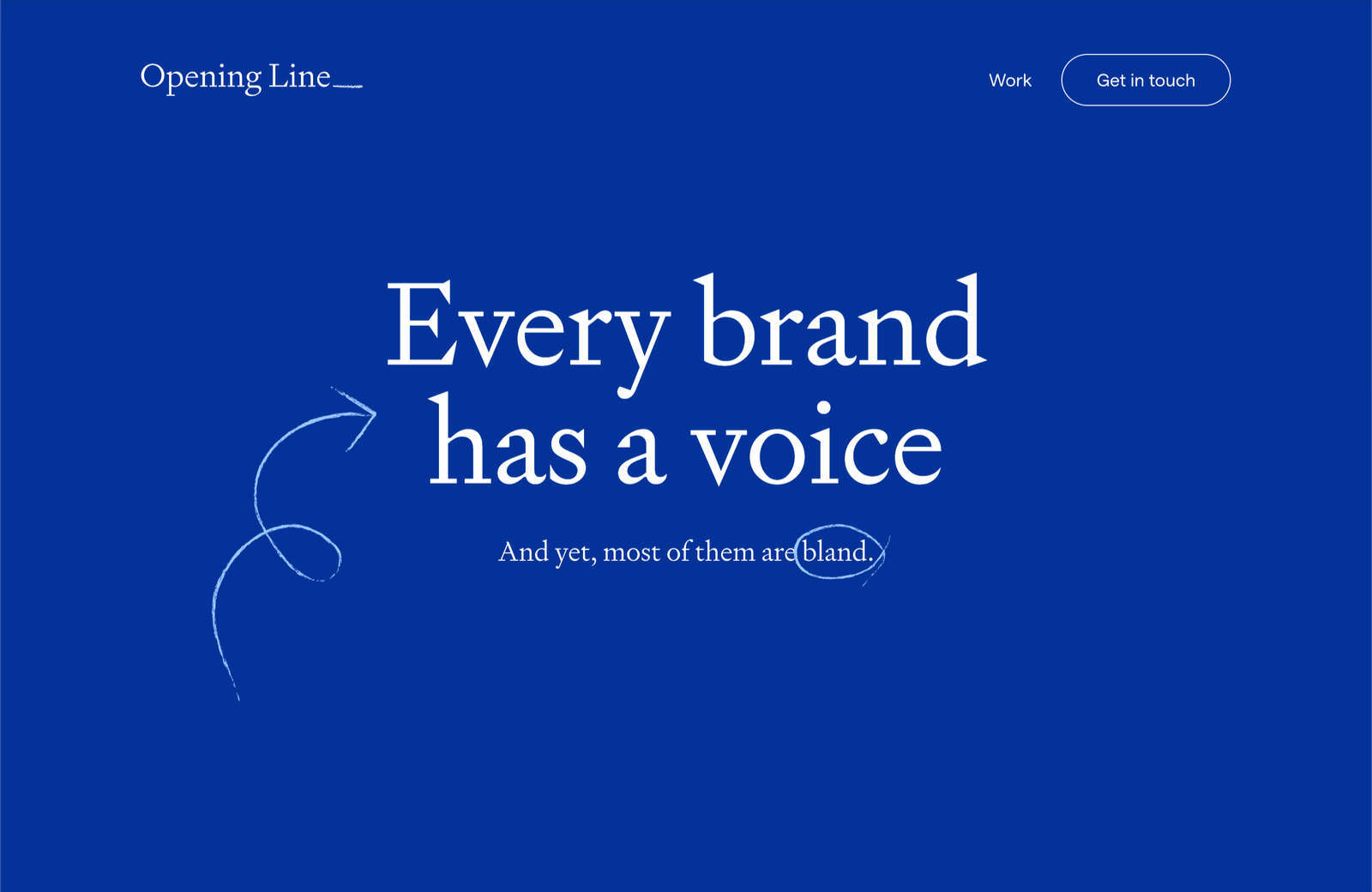 opening line