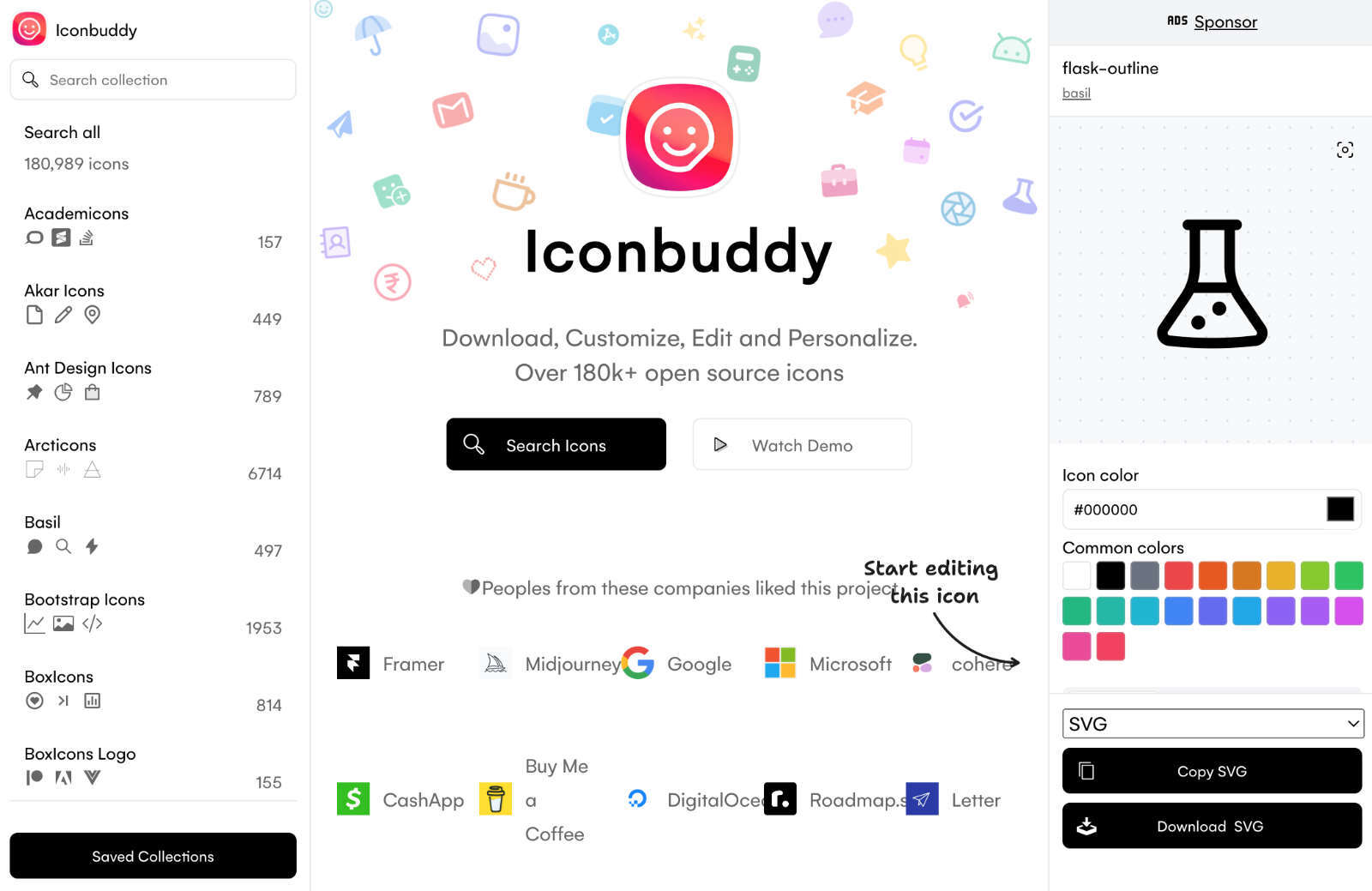 Exciting New Tools for Designers, August 2023 06 iconbuddy