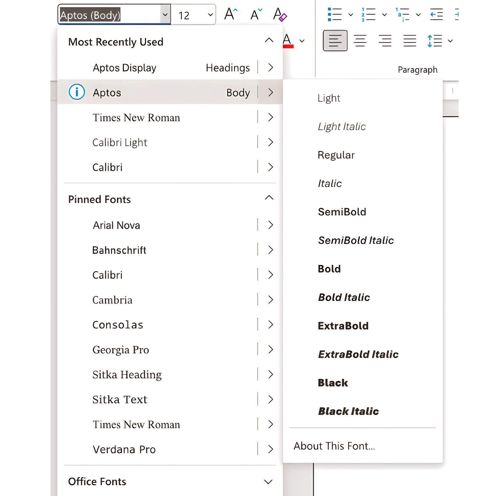 Microsoft Unveils New Default Office Theme aptos