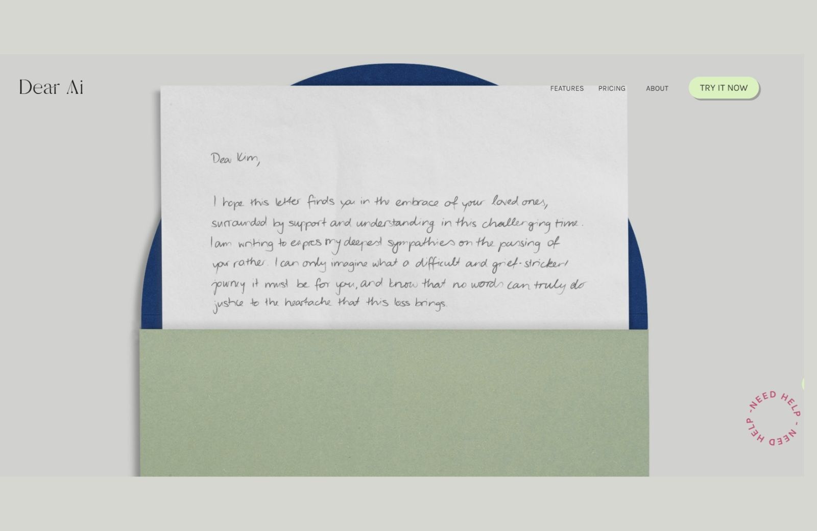 Dear AI Lets Users Generate Intimate Letters in Seconds Dear Kim
