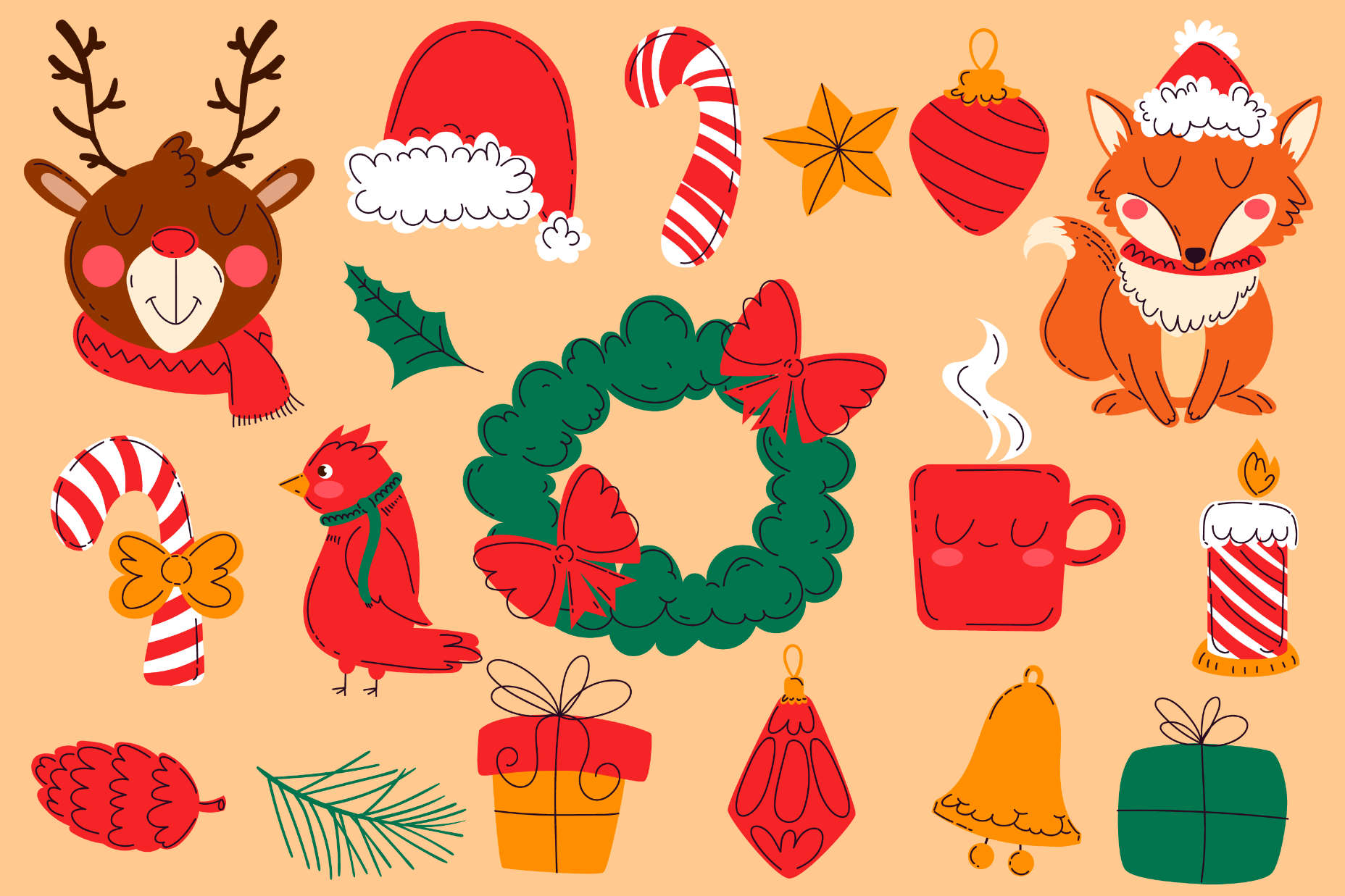 Download Free Xmas Illustrations Today 008