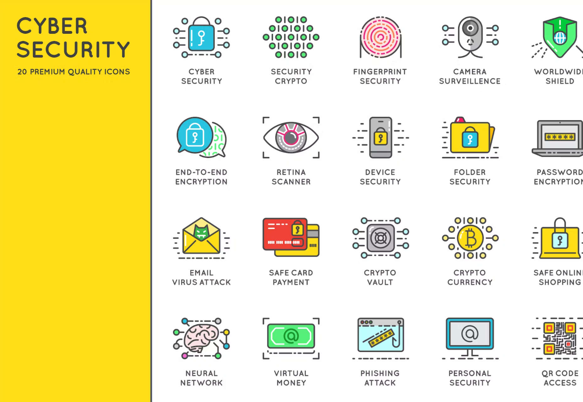 Exciting New Tools for Designers, October 2022 11 cybersecurityicons