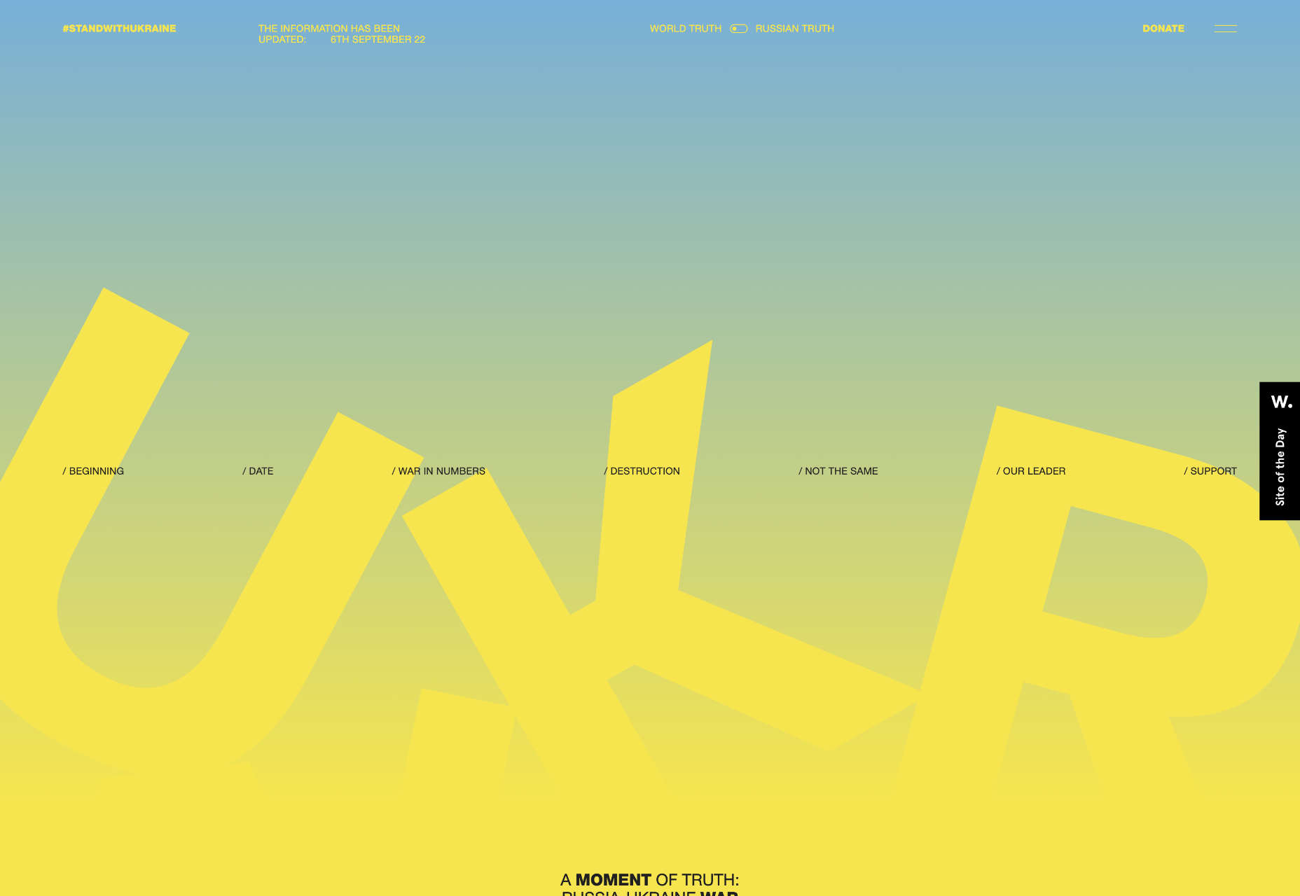 20 Best New Websites, October 2022 03 momentoftruth