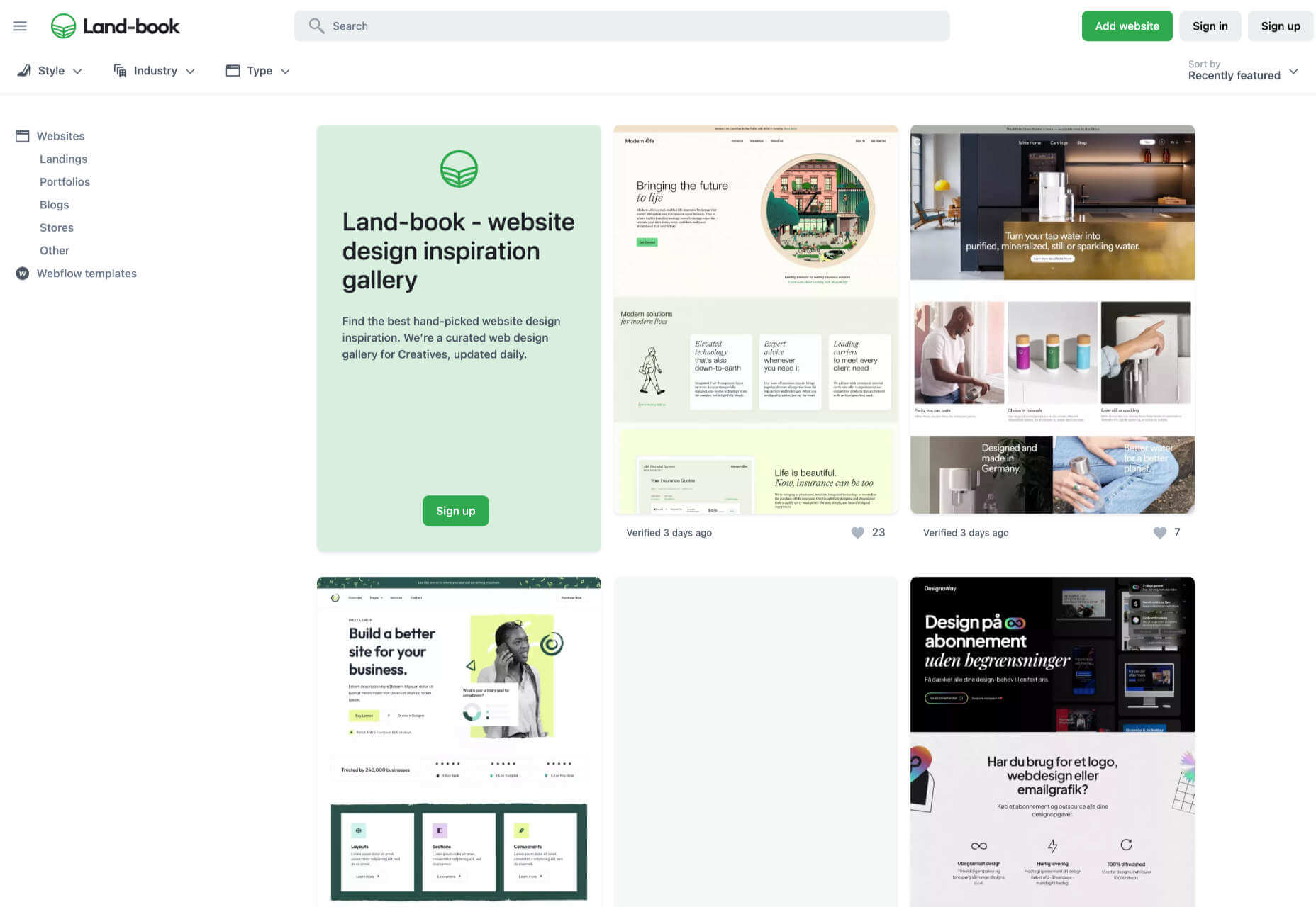 15 Inspiring Alternatives to Dribbble & Behance 007 1 1