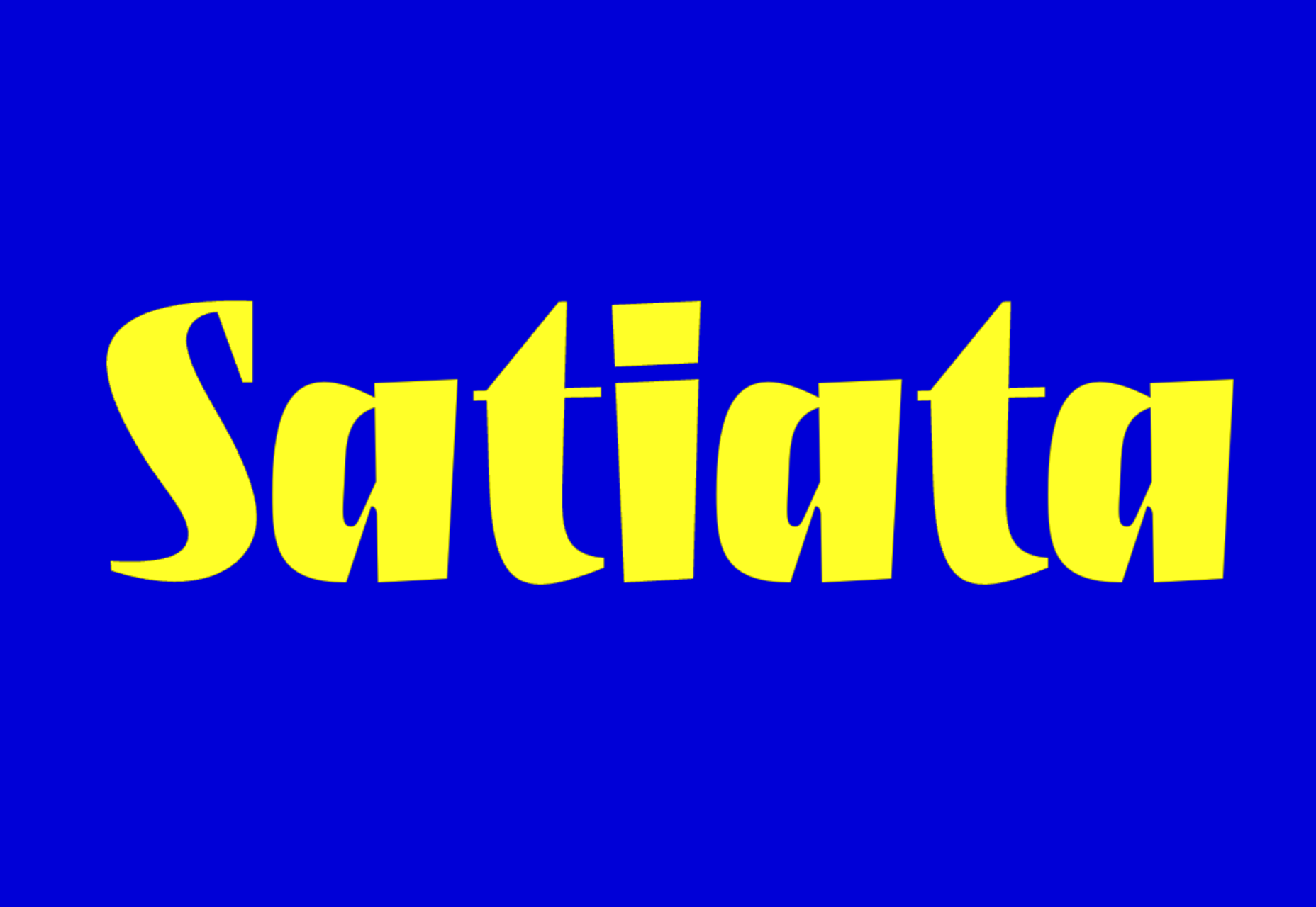 15 Best New Fonts, July 2022 014 satiata