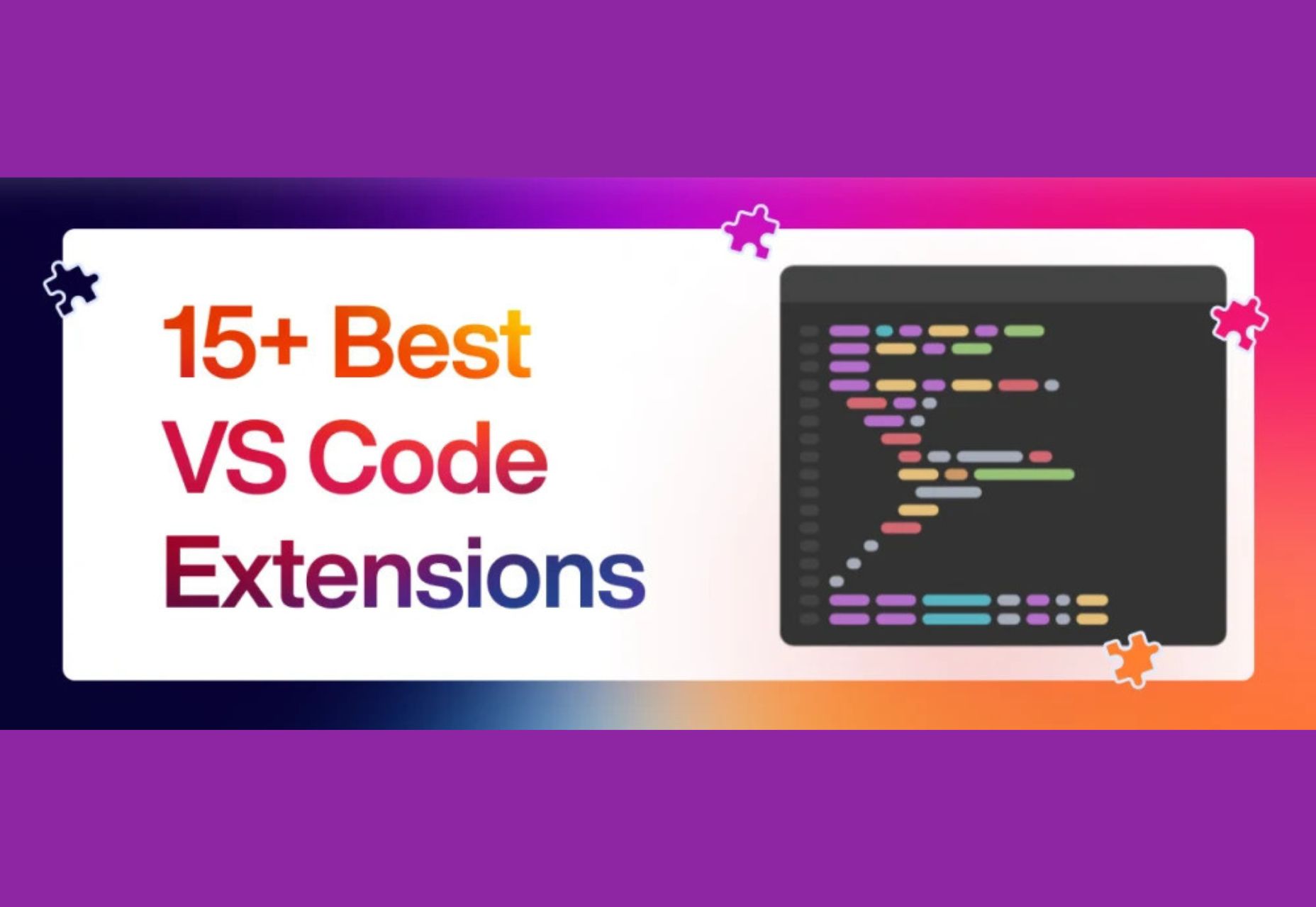 Popular Design News of the Week: June 20, 2022 - June 26, 2022 15 VS Code Extensions for Web Developers