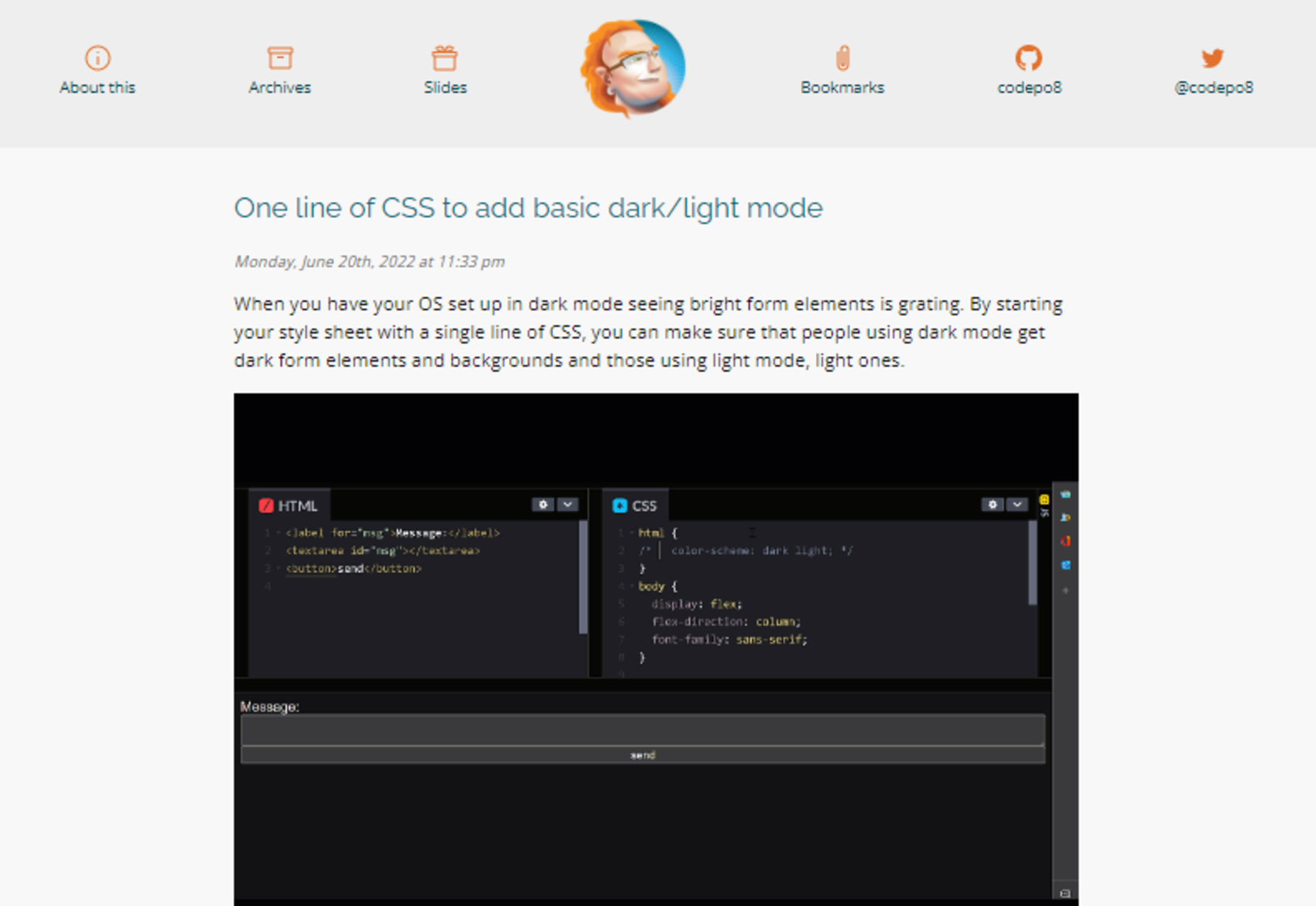 Popular Design News of the Week: June 20, 2022 - June 26, 2022 One line of CSS dark or light mode
