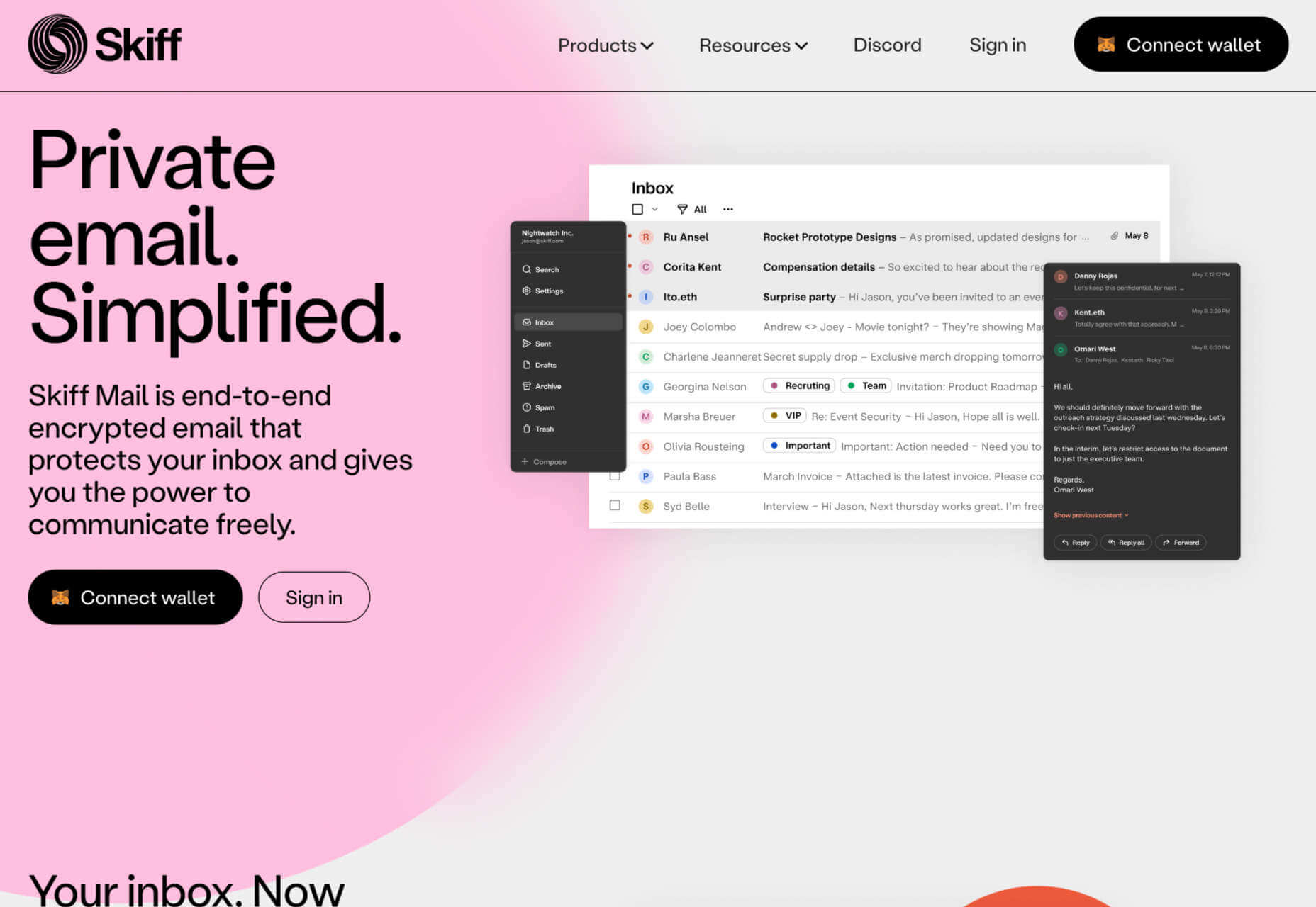 Exciting New Tools for Designers, June 2022 009 skiff mail