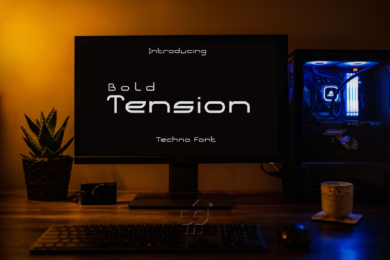 15 Best New Fonts, June 2022 Bold Tension font