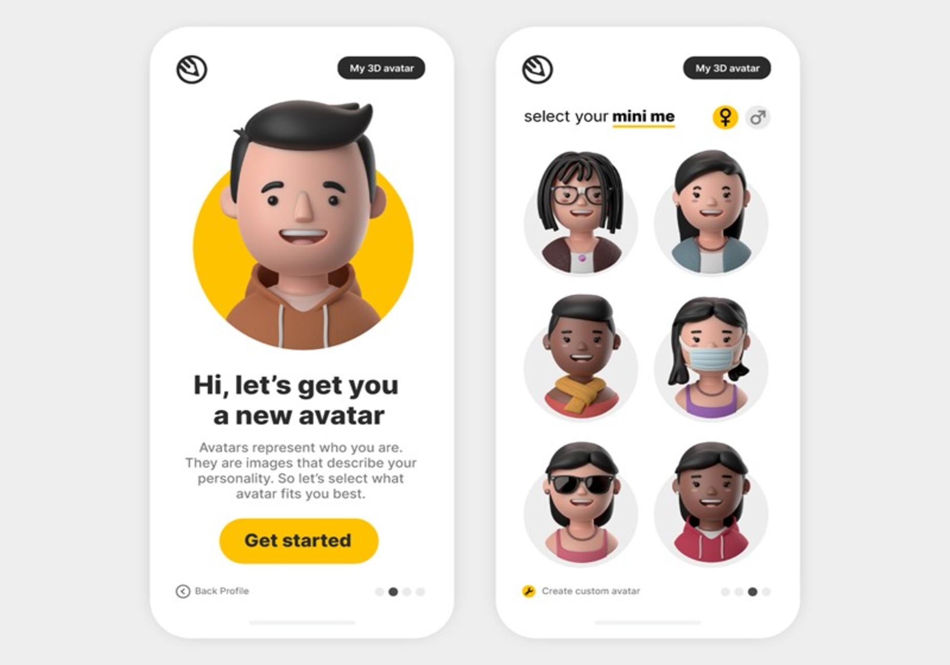 Popular Design News of the Week: May 16, 2022 - May 22, 2022 3D Avatar Library - Hundreds of 3D Avatars for your Designs