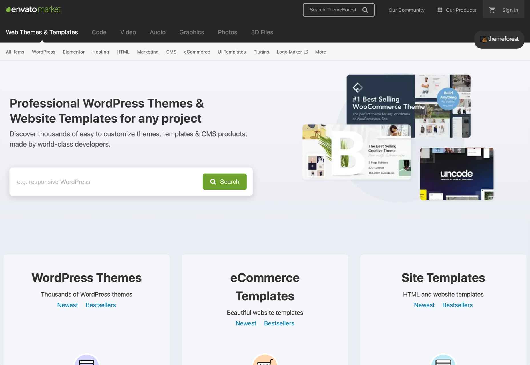 10 Best Places to Find Website Themes in 2022 01 themeforest