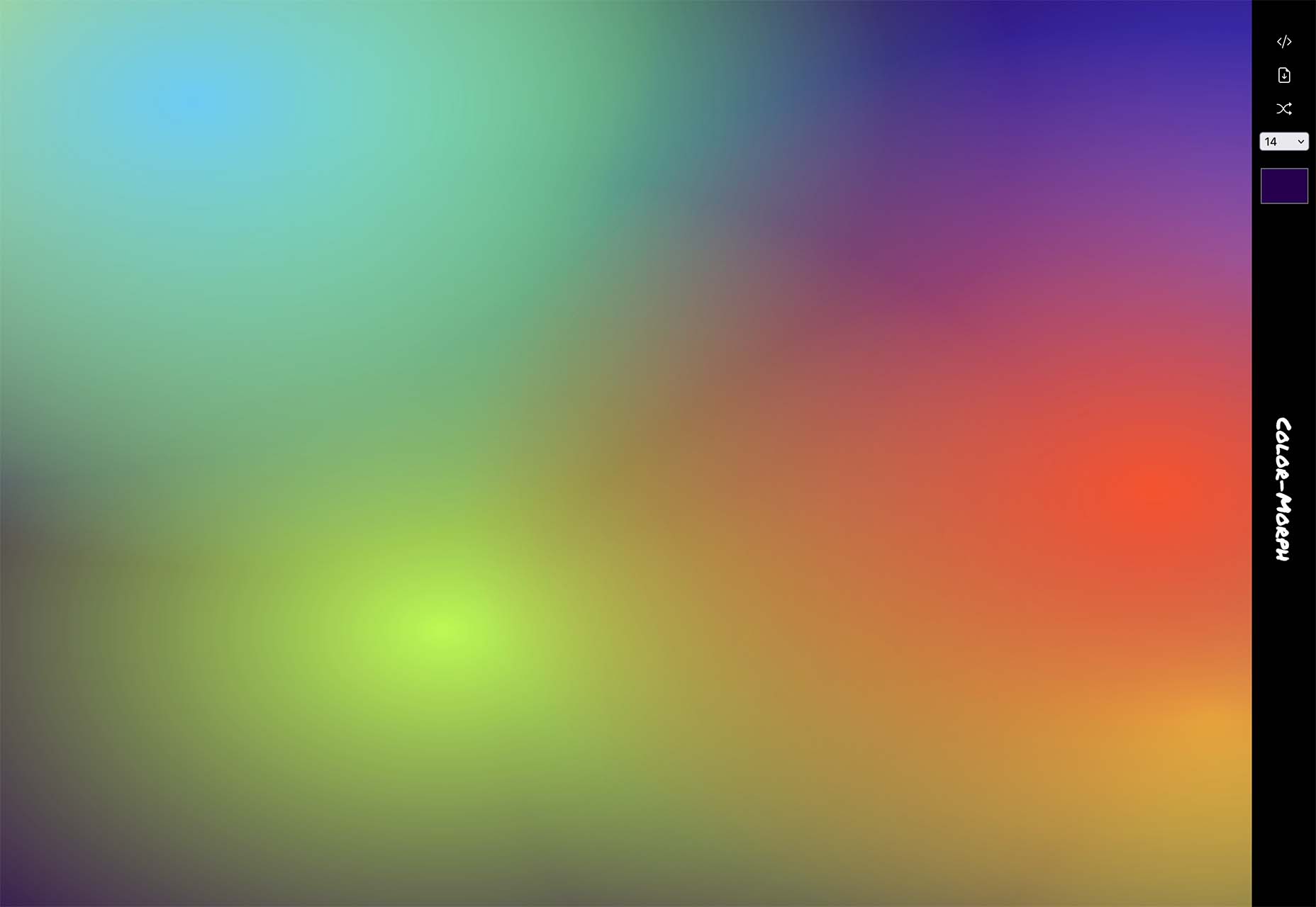 Exciting New Tools For Designers, April 2022 color morph