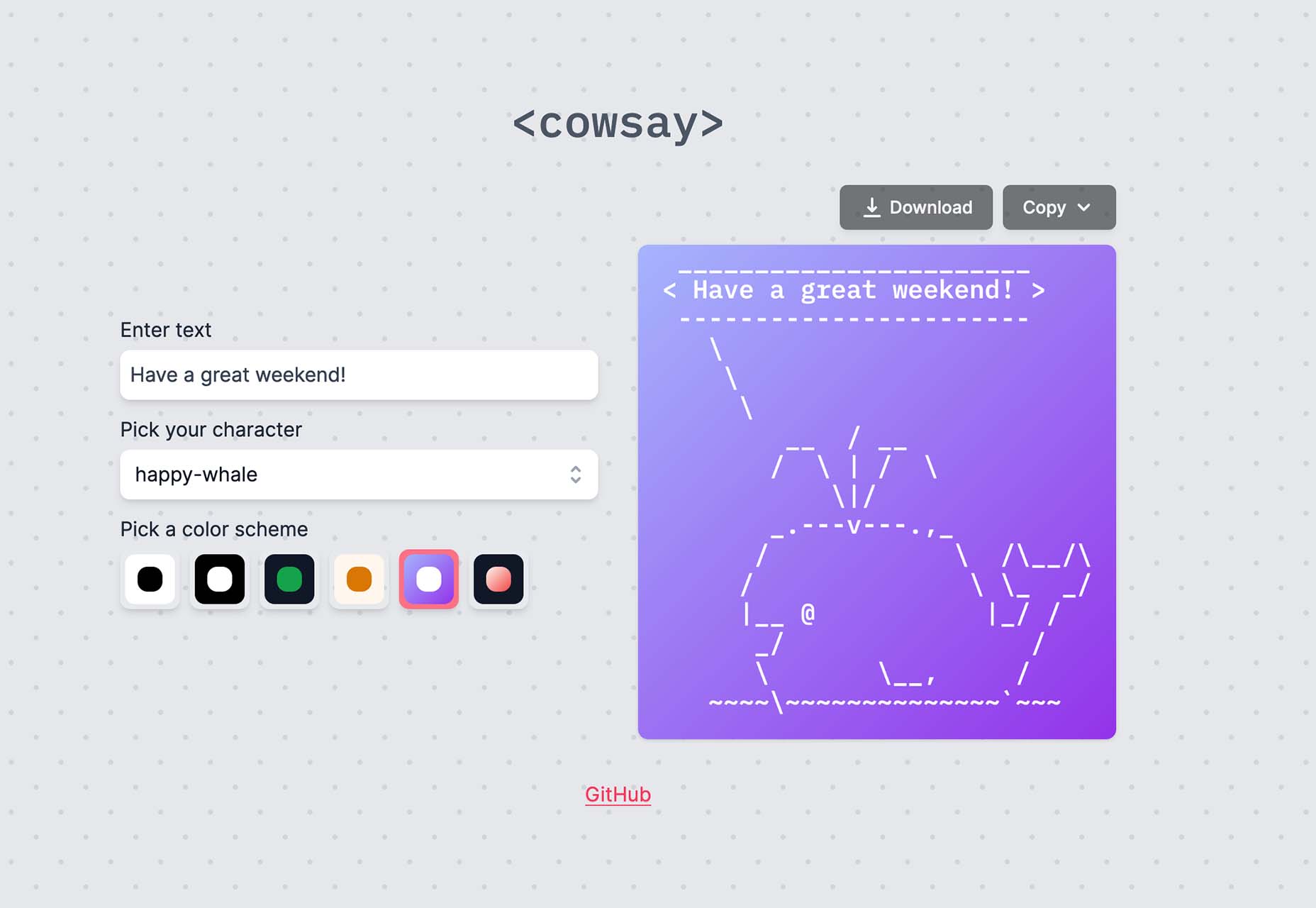 Exciting New Tools For Designers, March 2022 cowsay