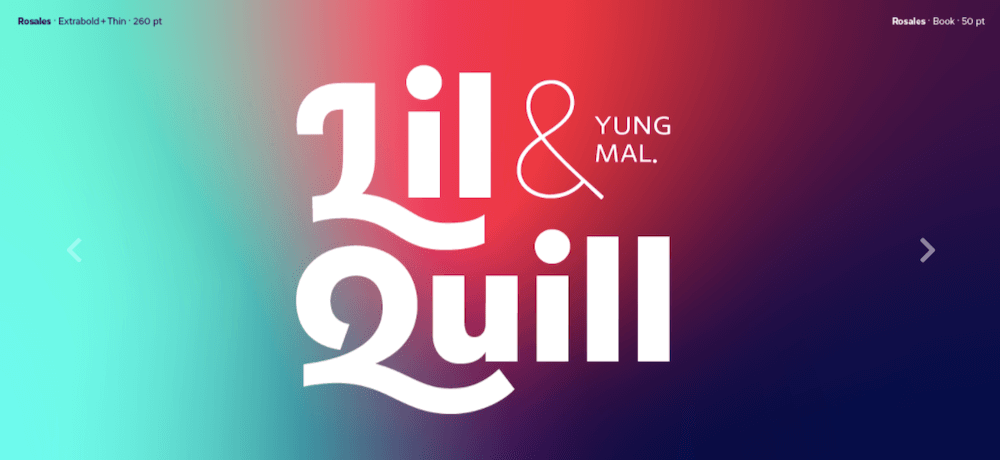 15 Best New Fonts, March 2022 Rosales - top font for March
