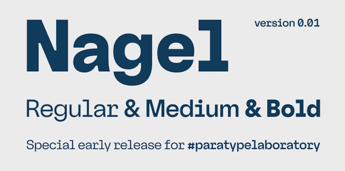 15 Best New Fonts, February 2022 Nagel font