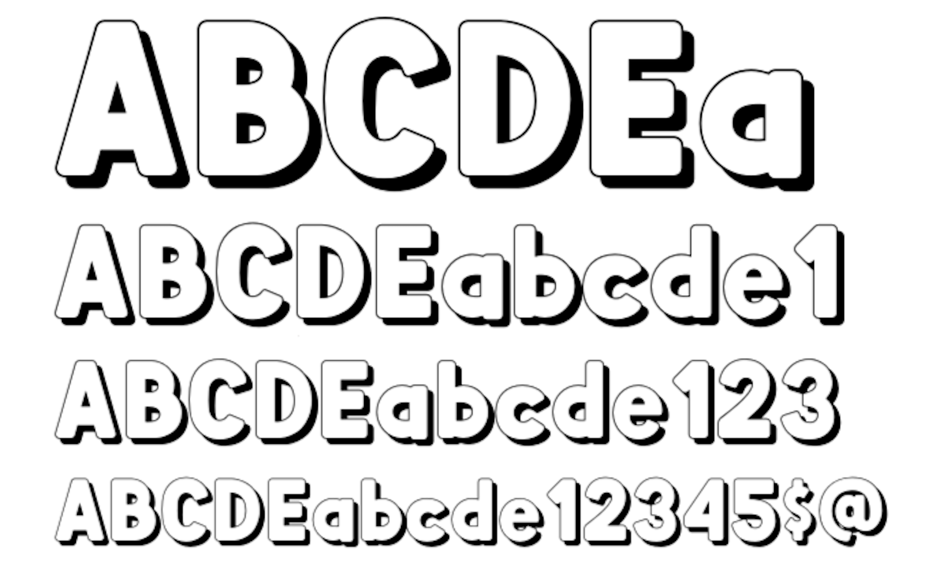 15 Best New Fonts, January 2022 Aromanis shadow font