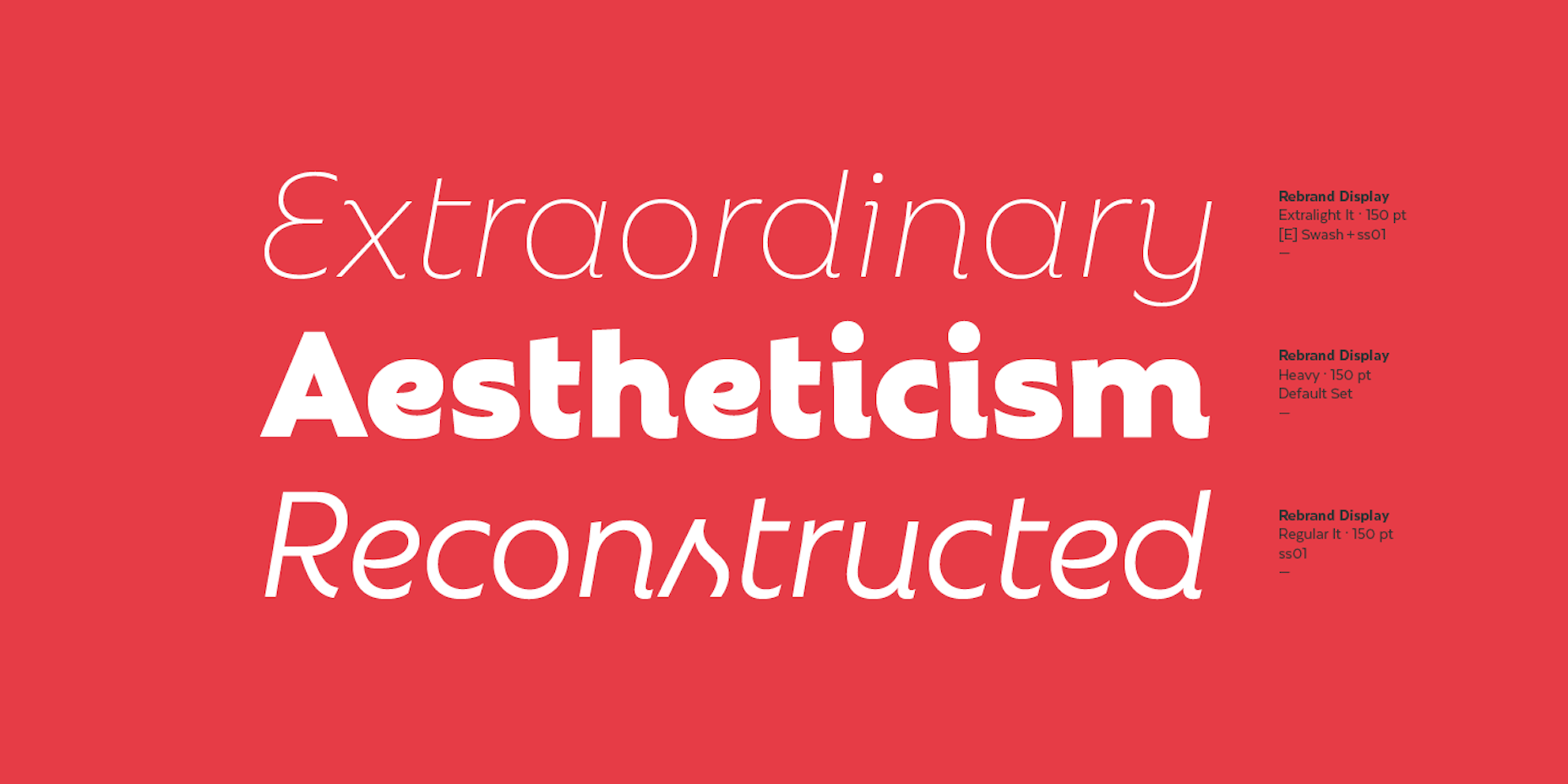 15 Best New Fonts, January 2022 Rebrand - a new font