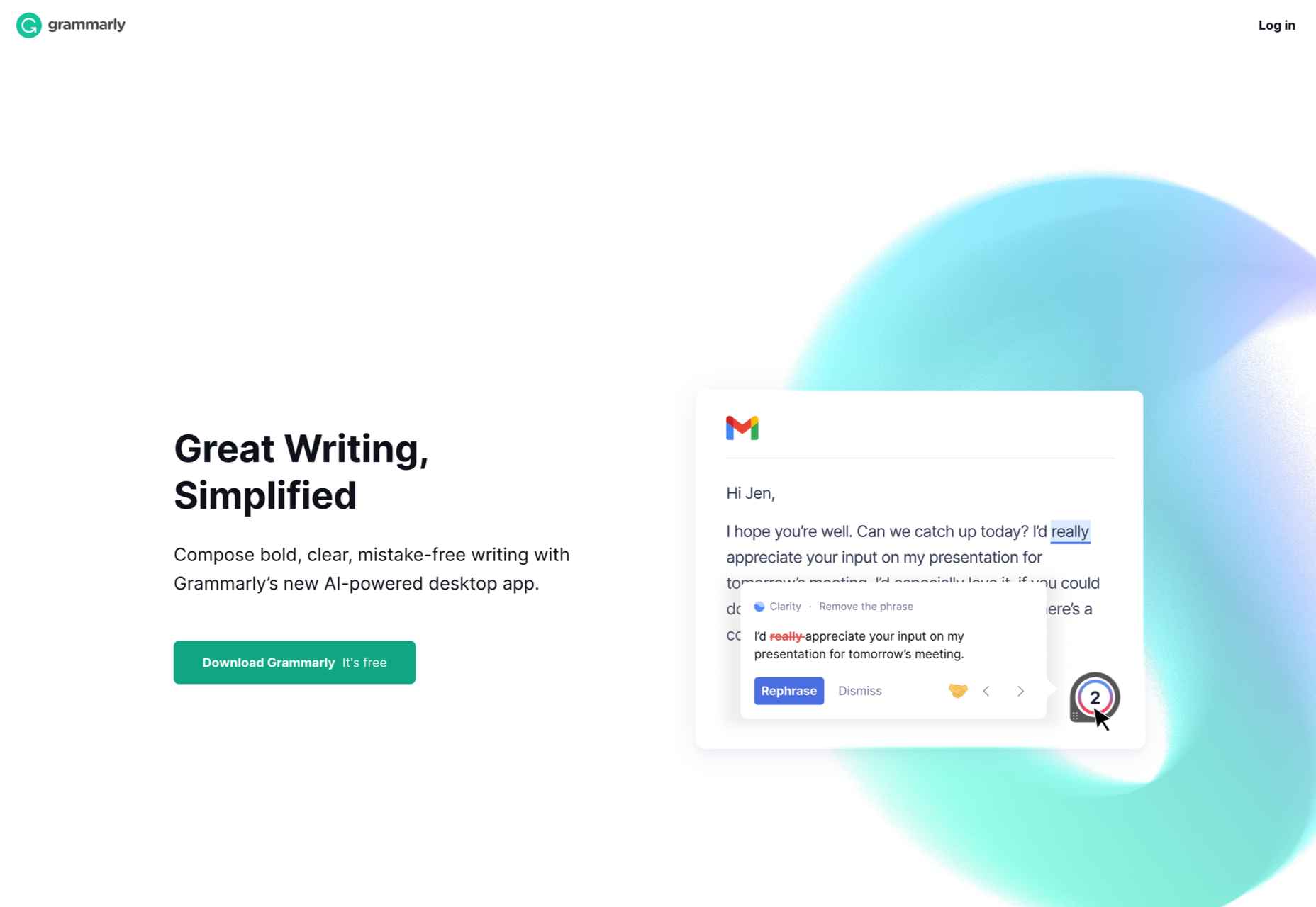 The Case for Building More Dynamic Landing Pages grammarly