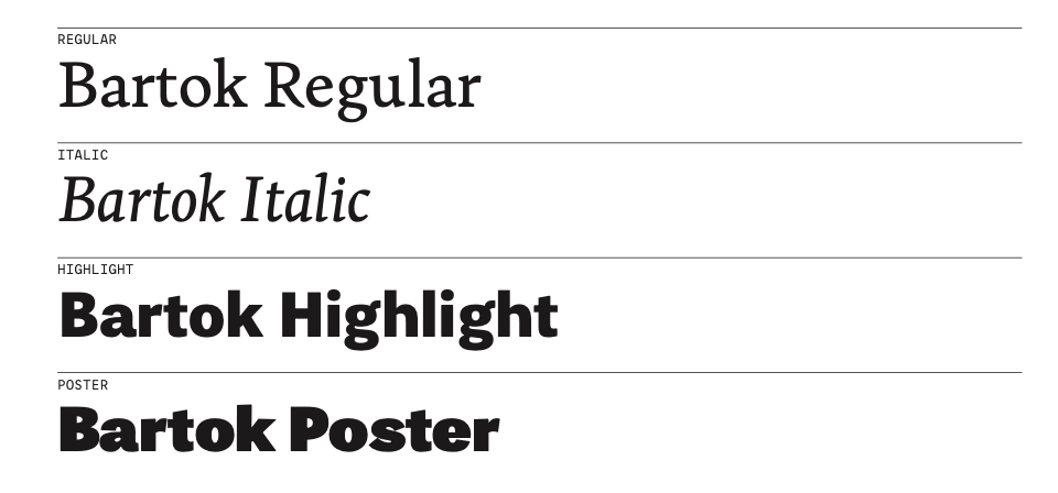15 Best New Fonts, December 2021 Bartok - best new fonts December 2021