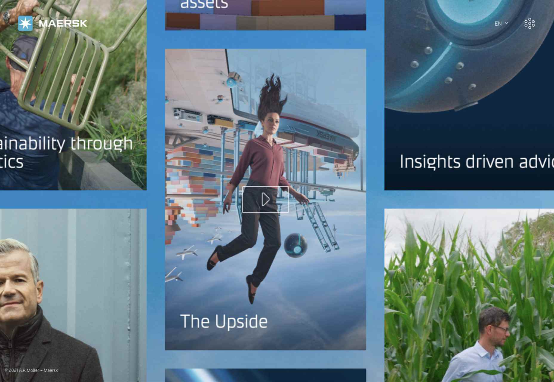 20 Best New Websites, November 2021 17 maerskupside