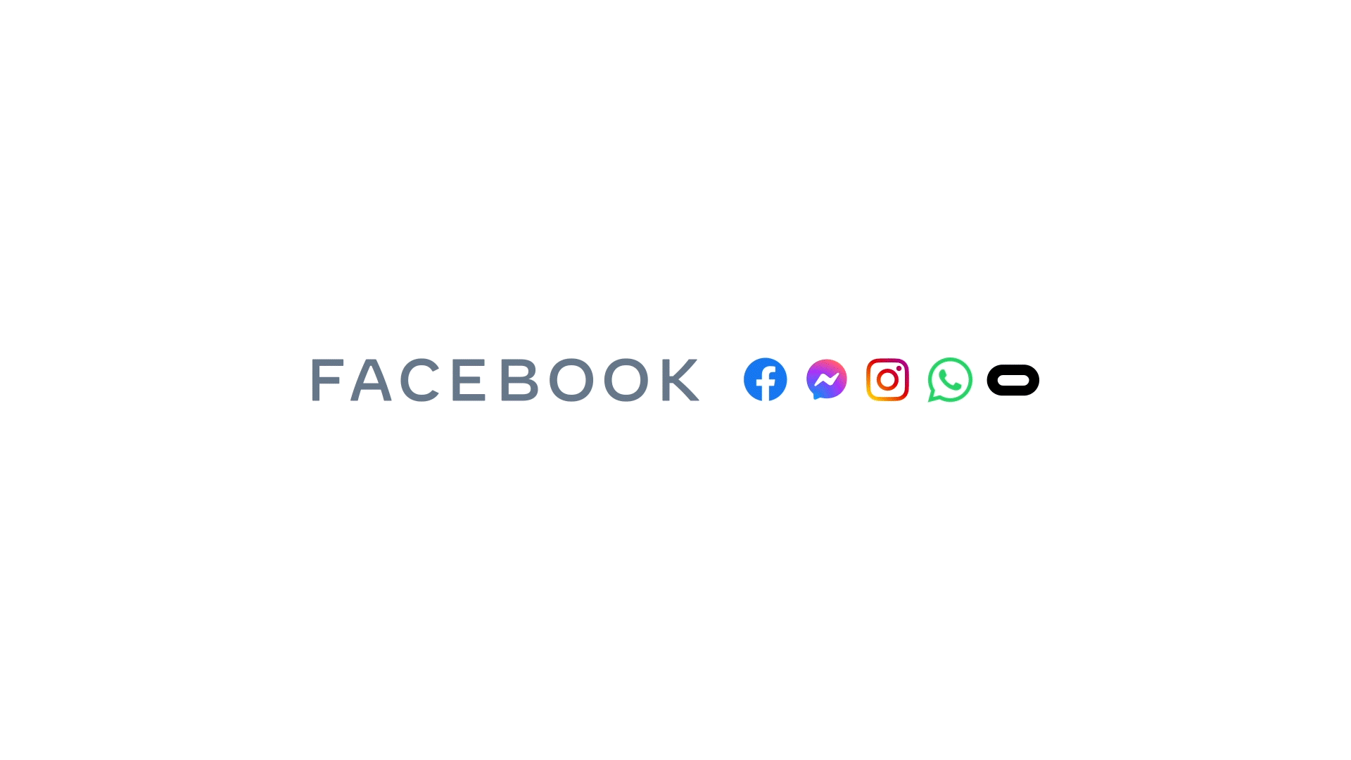 Facebook Goes All Meta Meta logo reveal.