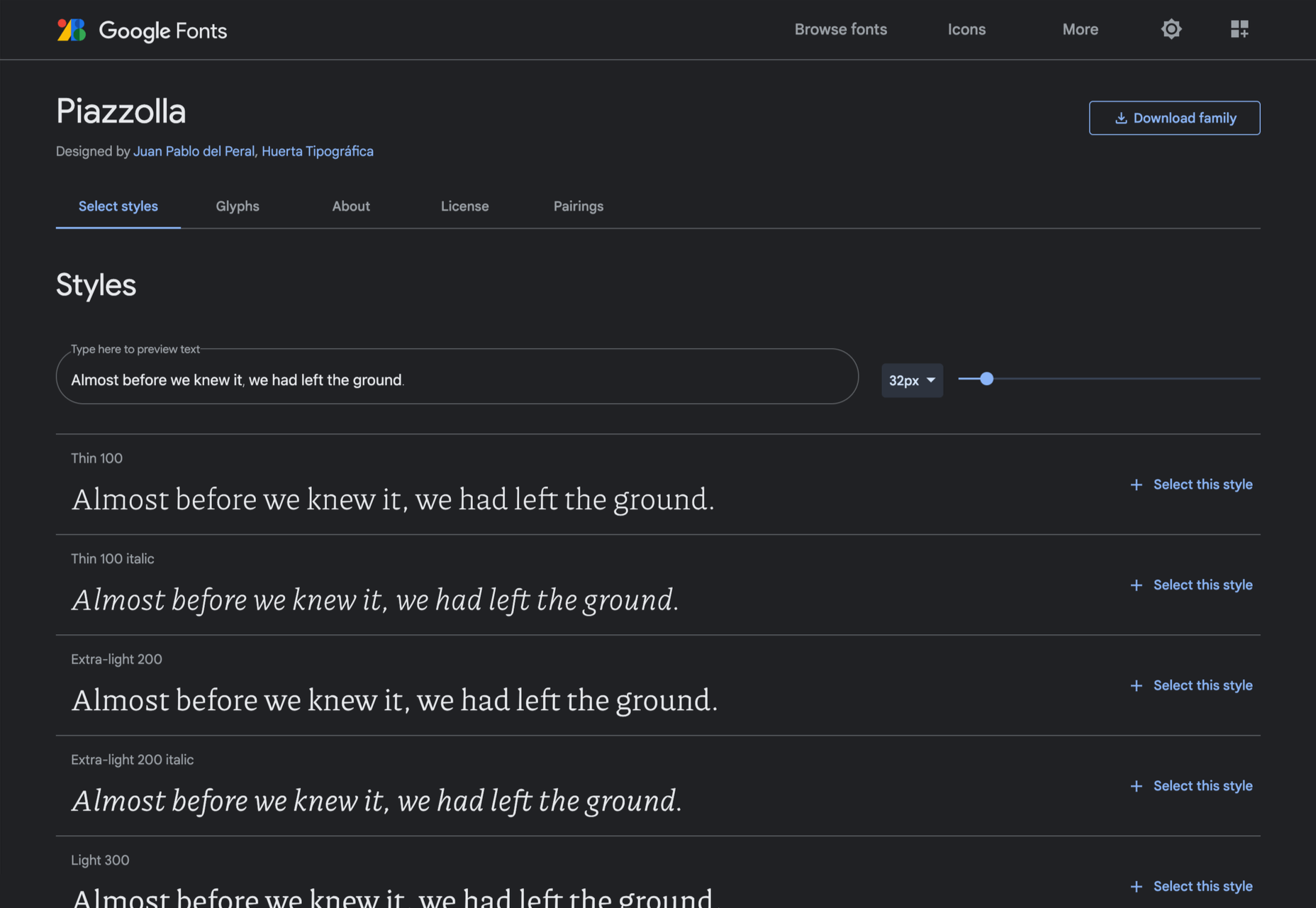 21 Exceptional Google Fonts You Probably Haven’t Discovered Yet piazzolla
