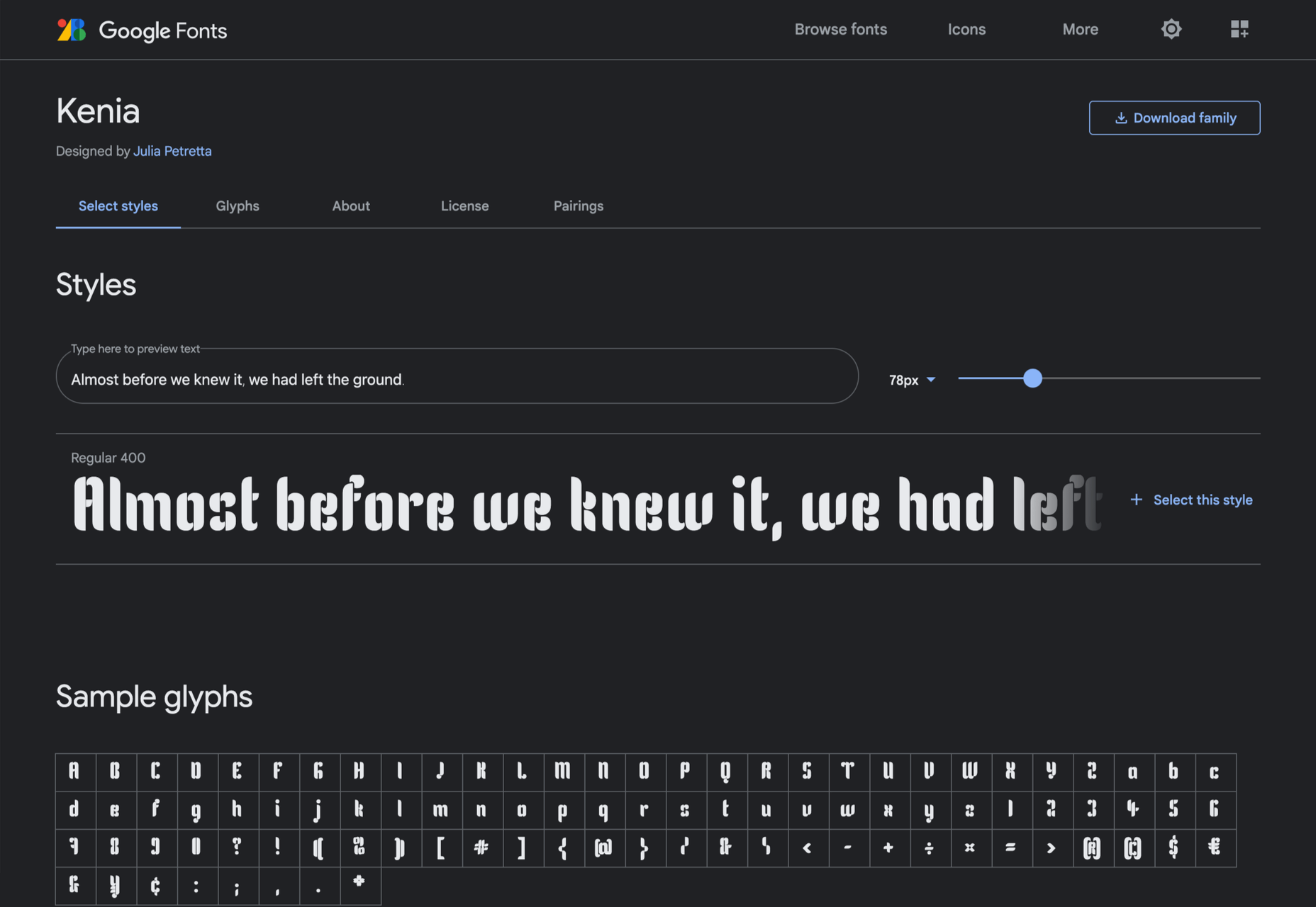 21 Exceptional Google Fonts You Probably Haven’t Discovered Yet kenia