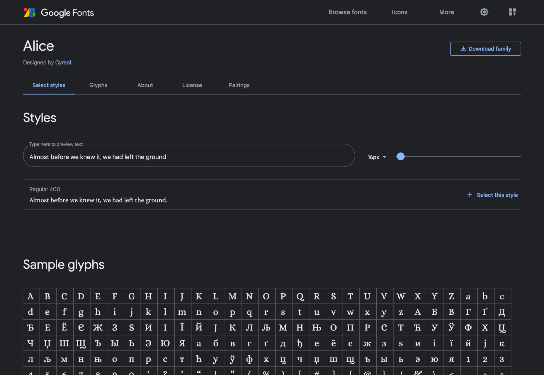 21 Exceptional Google Fonts You Probably Haven’t Discovered Yet alice