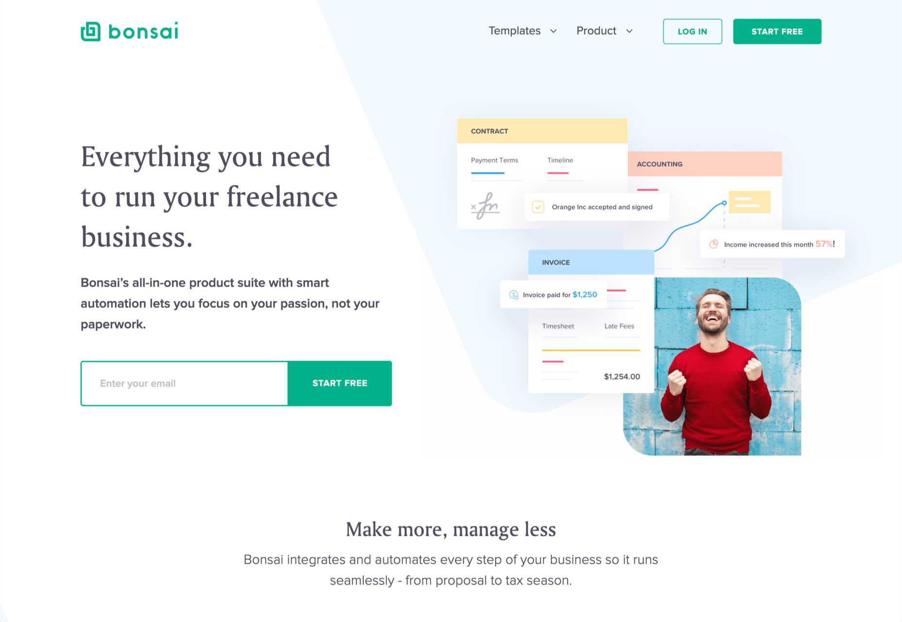 8 Freelance Project Management Apps for 2021+ 07 bonsai