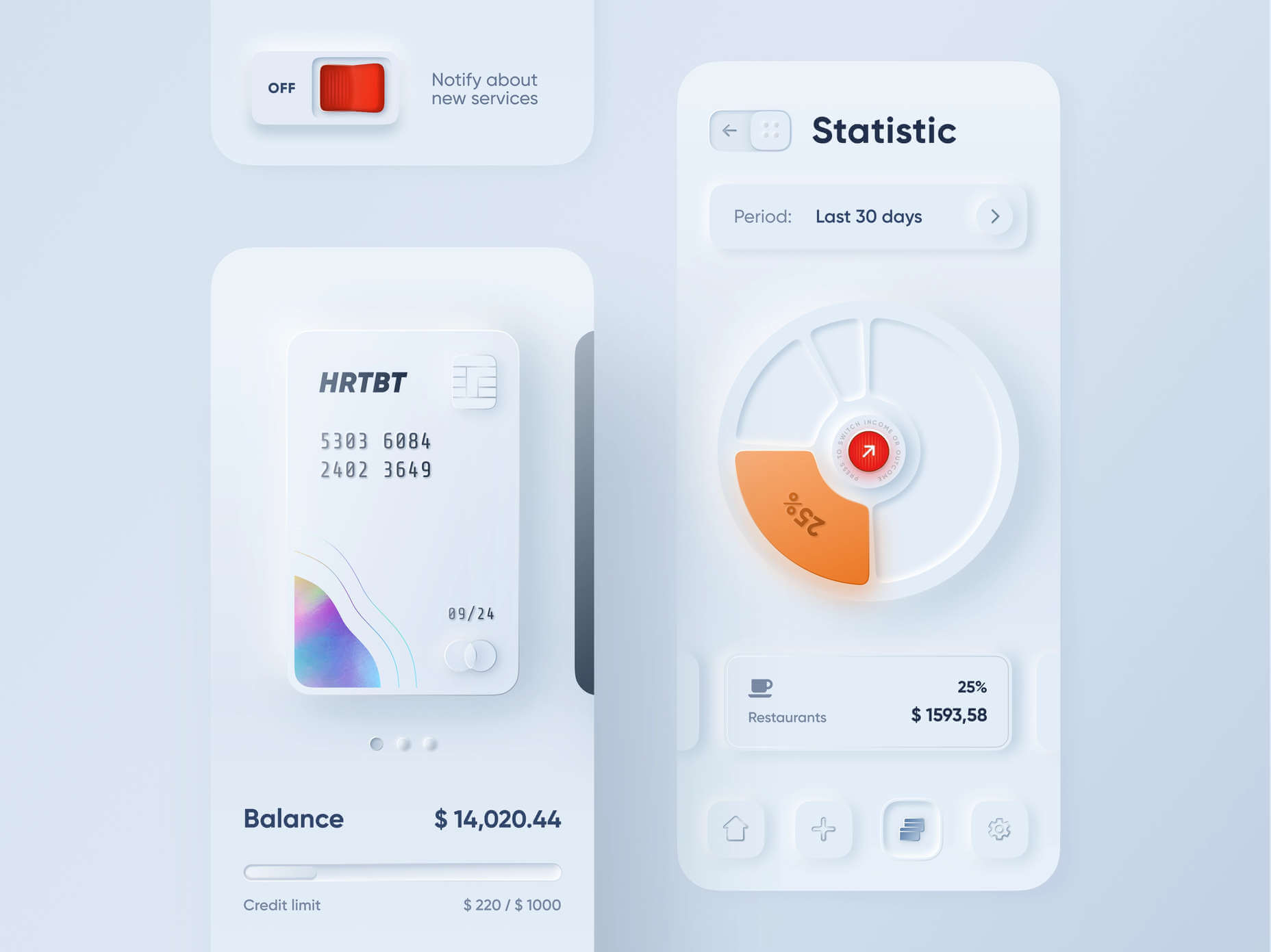 Soft UI: Making Sense of the Latest Design Trend 03 neumorphic
