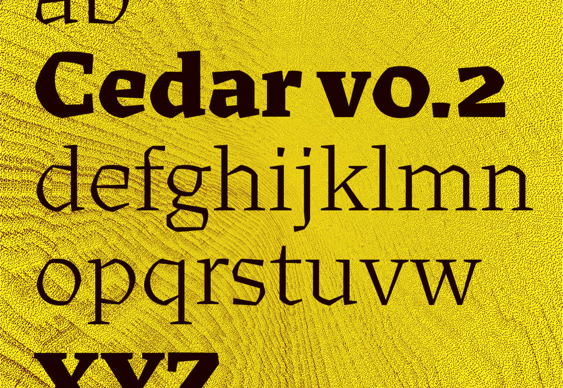 20 Best New Fonts, June 2021 01 cedar