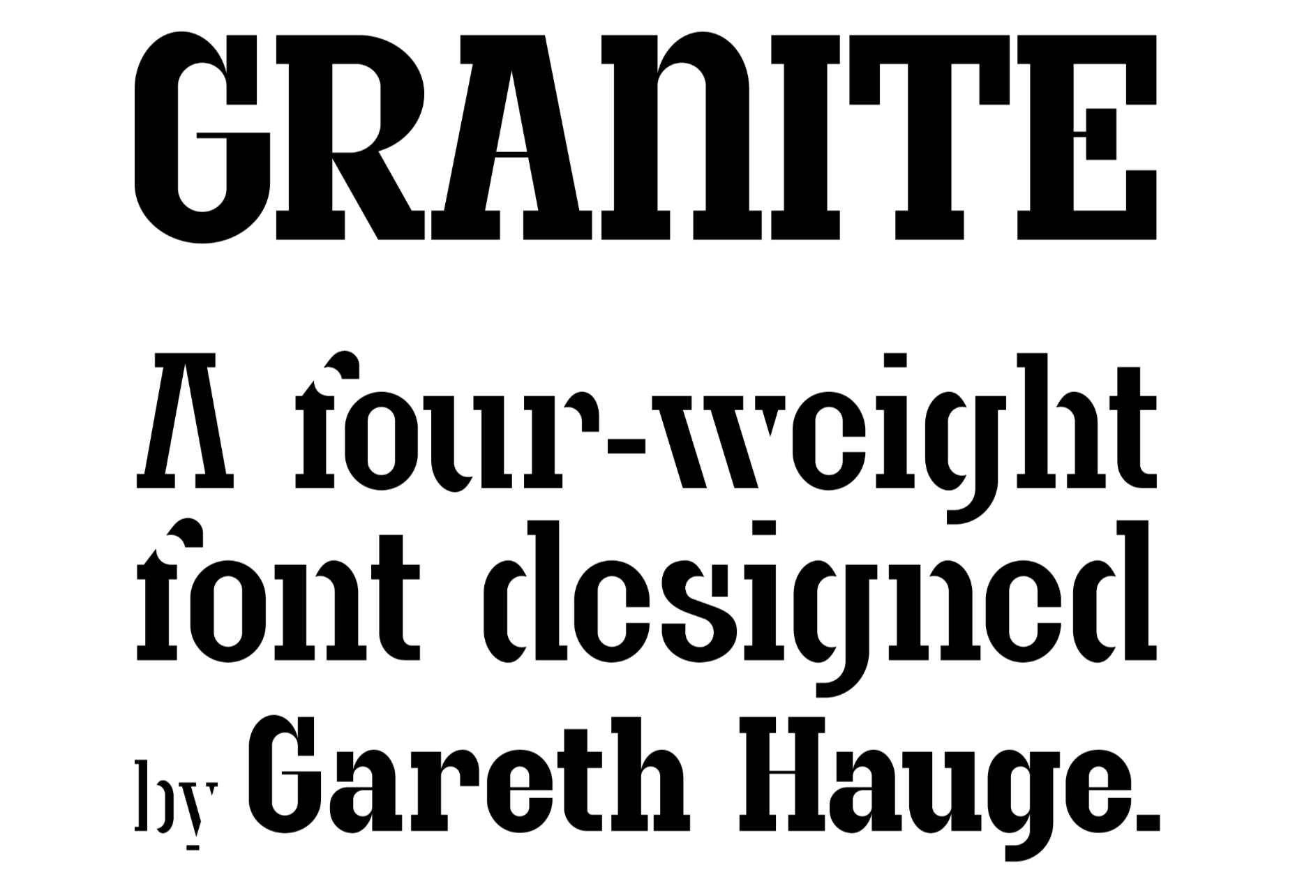 20 Best New Fonts, June 2021 16 granite
