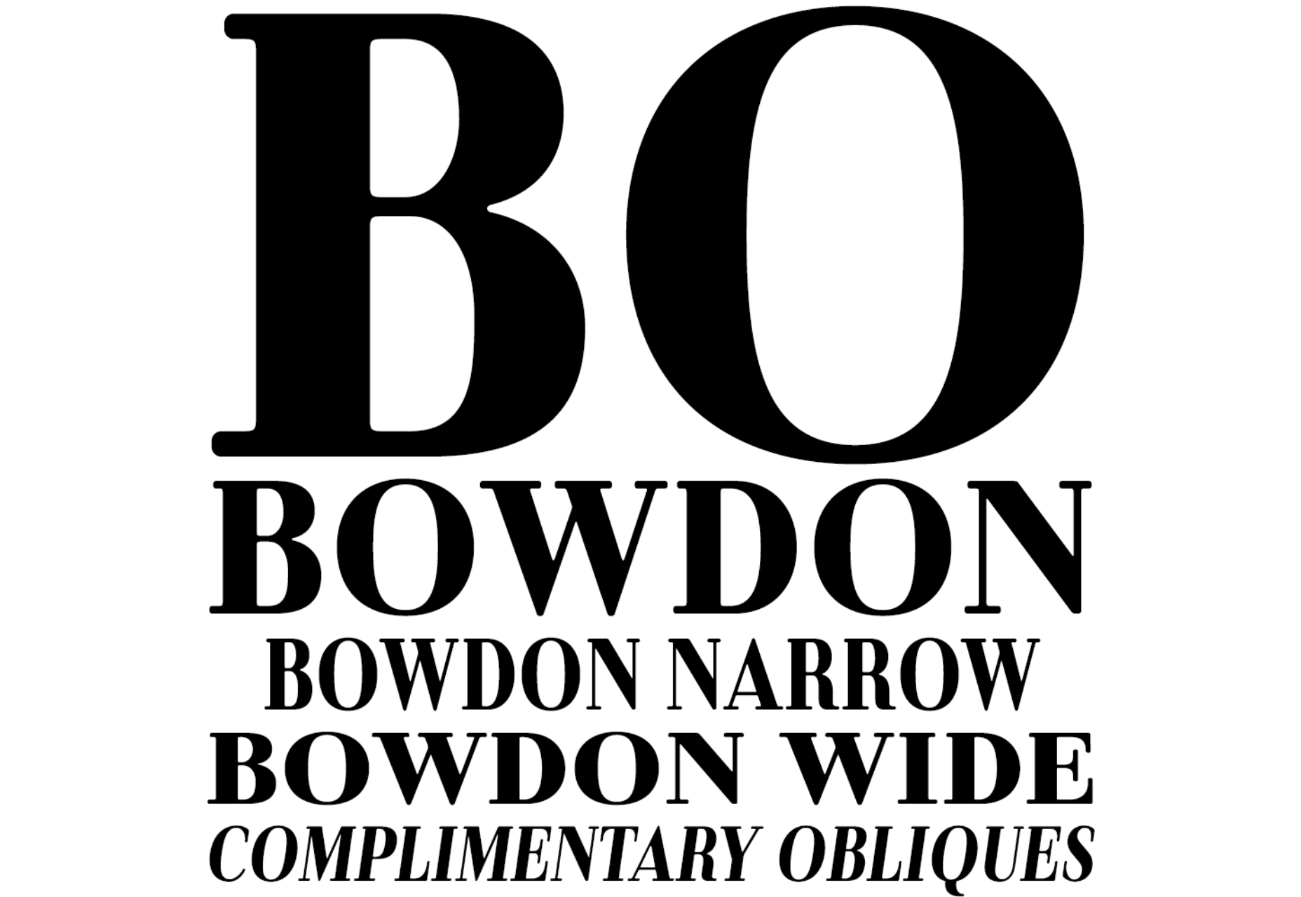 20 Best New Fonts, June 2021 11 bowdon