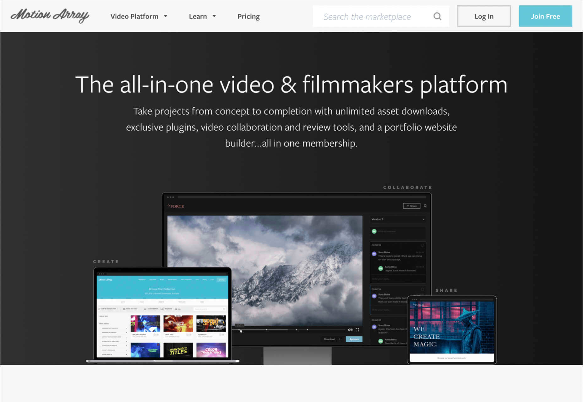 9 Amazing Design-Resource Package Sites 09 motionarray