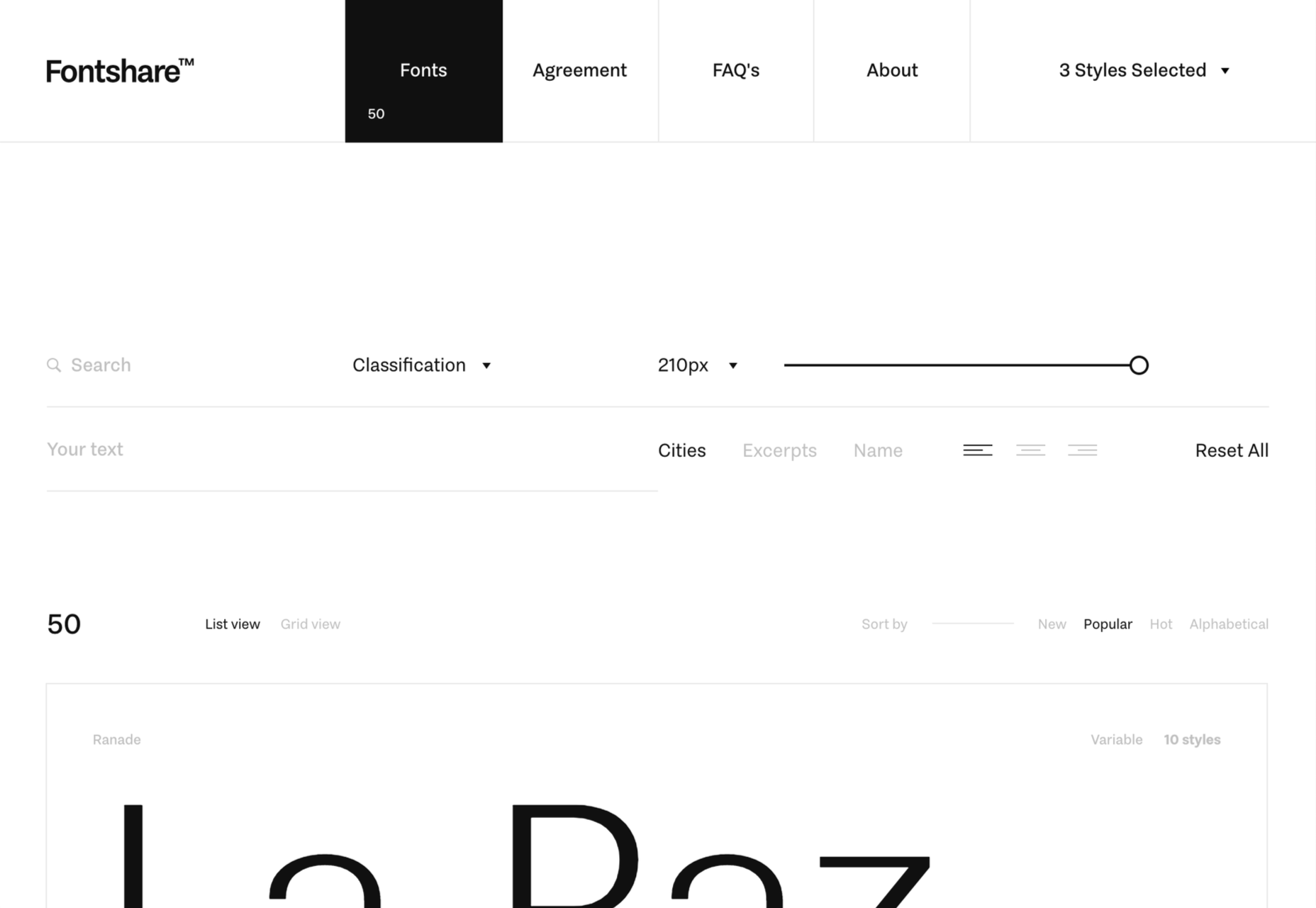 ITF Launches Free Font Service Fontshare fontshare 01