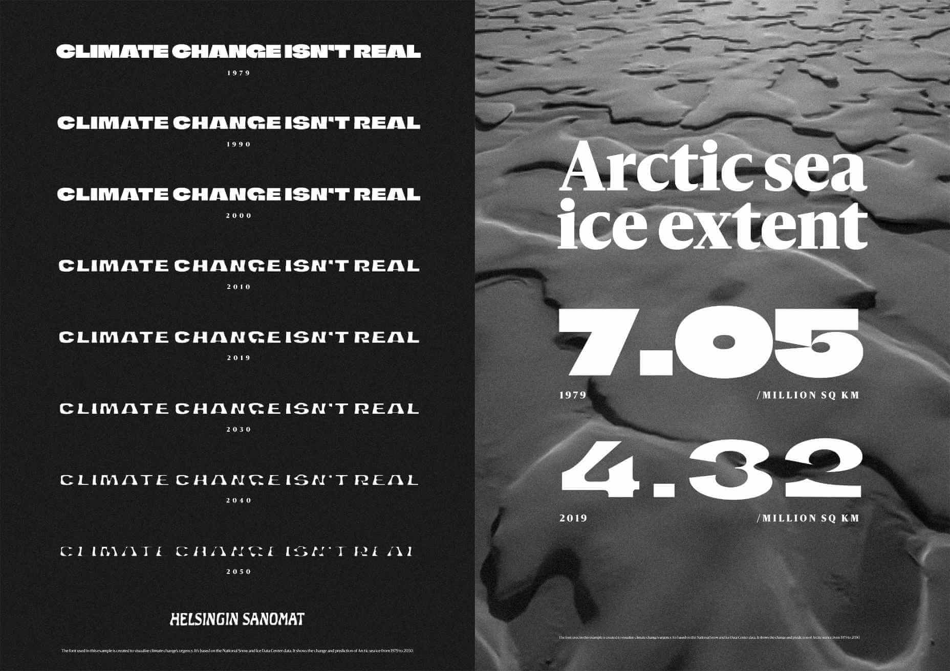 Variable Font Reveals The Full Horror of The Climate Crisis climatecrisis 04