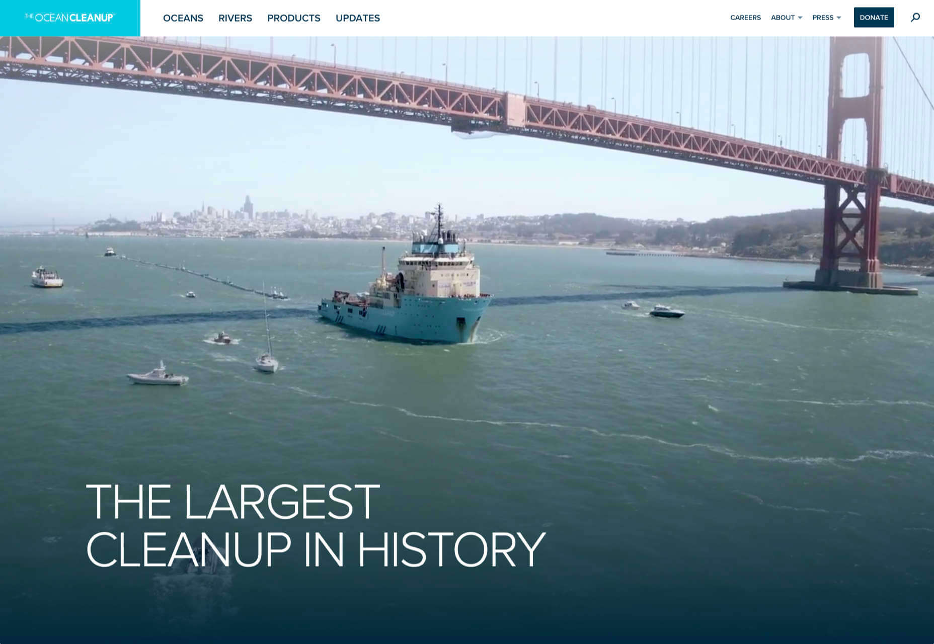 20 Best New Websites, January 2021 07 oceancleanup