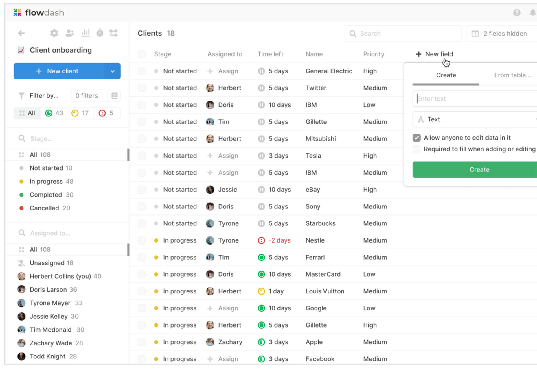 Exciting New Tools for Designers, January 2021 flowdash